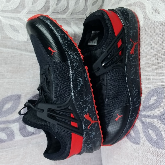 Boys' Puma Little Kid Pacer Future Marbelized Running Shoes size 3C - Picture 14 of 17